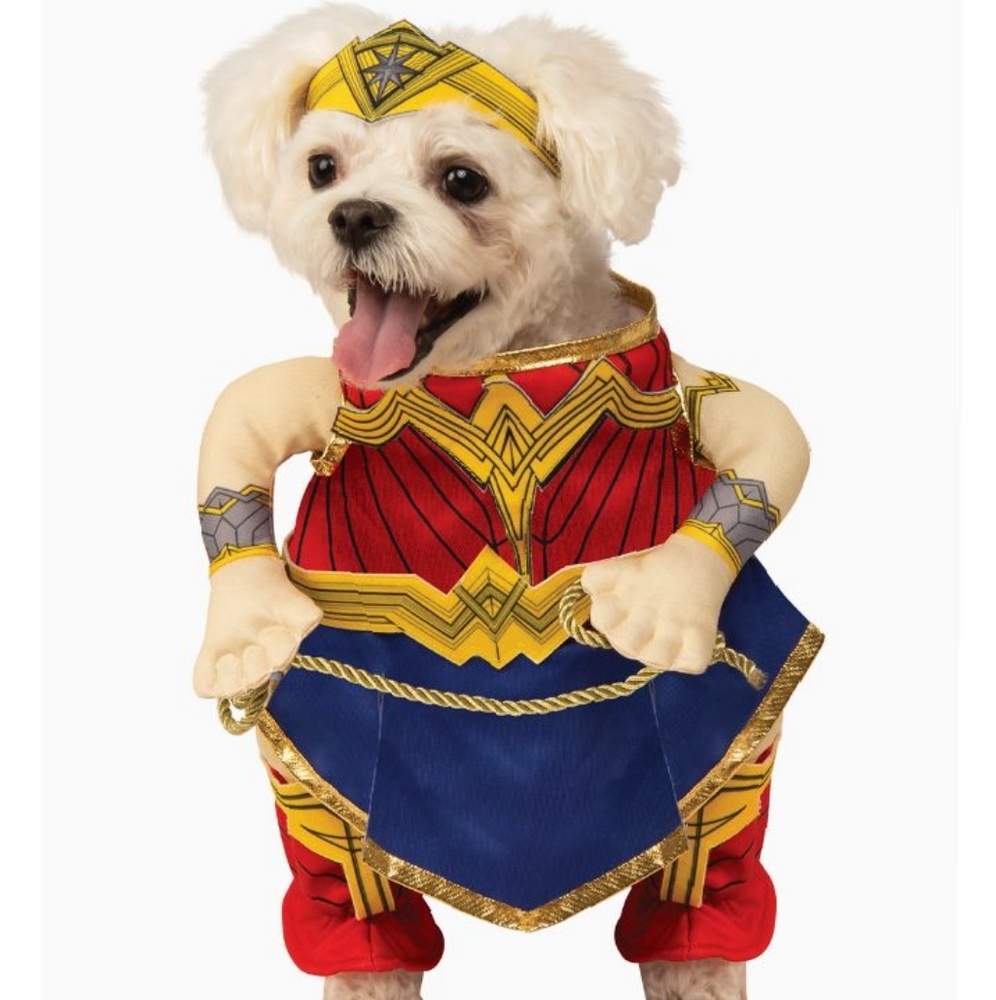 Wonder Woman Dog Costume Medium new